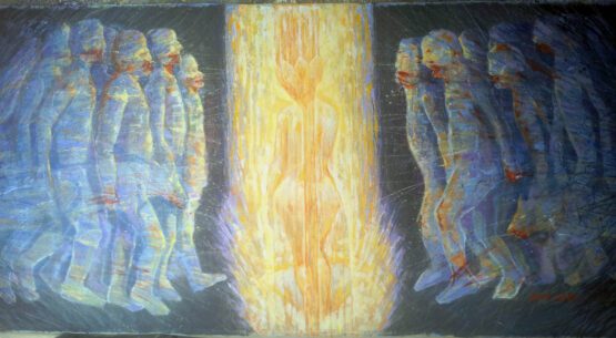 الظلمات و النور - أكريليك