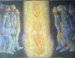 الظلمات و النور - أكريليك