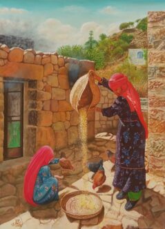 لوحة المرأة فالريف