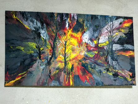 فن على القماش