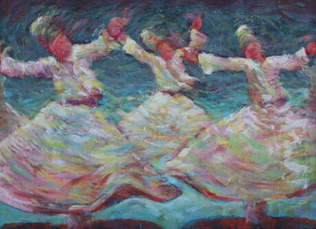 لوحة فنية بأسلوب معاصر