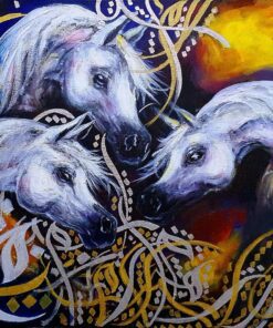 الخيل وحروفيات الخط العربي