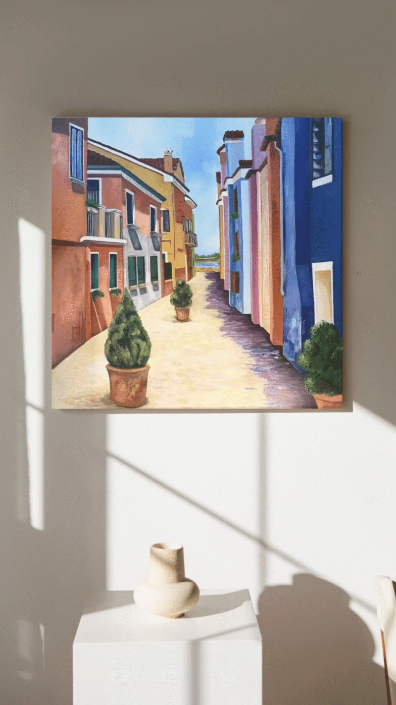زقاق الألوان ، Ruelle des couleurs