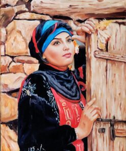 حنين للماضي زيتي على كانفاس