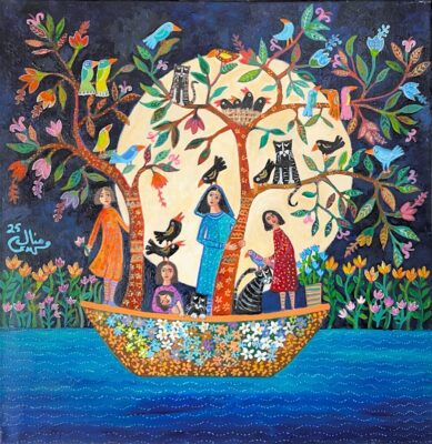 نزهة في ضوء القمر (مجموعة قارب الحياة)