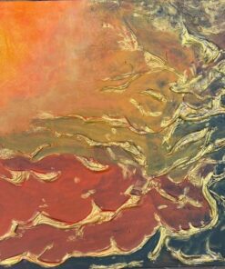 لوحات جدارية فن تشكيلي لوحه الغروب