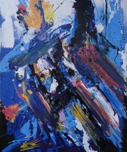 لوحة (الرعب والمال)