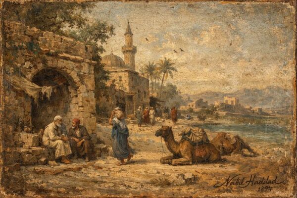 لوحه تحكي الماضي الجميل