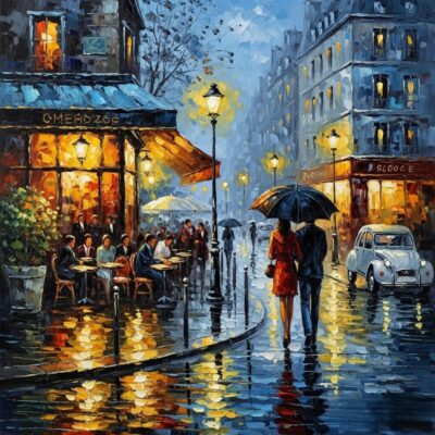 منتصف الليل في باريس: مطر الأنوار - Midnight in Paris: Rain of Lights