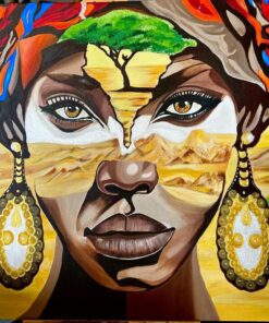 لوحة على القماش بألوان الاكرليك