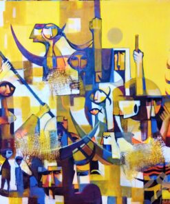 Alternative view of لوحة فنية / تكعيبي رمزي Cubist symbolism
