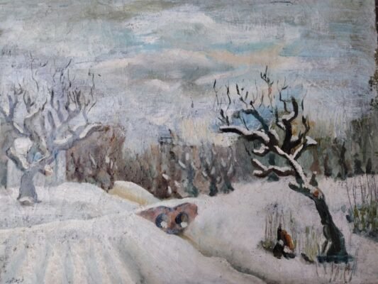 الثلج في حمص