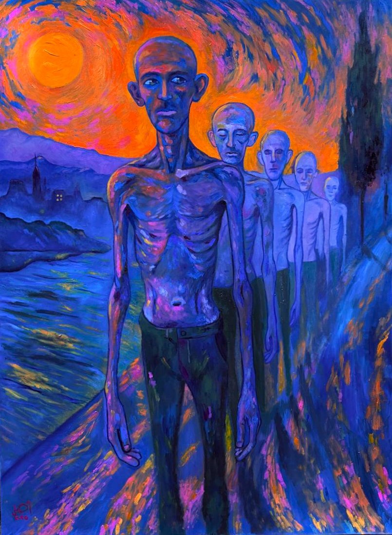 الرحيل القرمزي: صدى الذوات المتآكلة