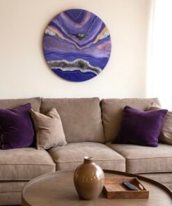 لوحة فنية مصنوعة من الريزن والكريستال