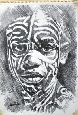 وجه احتفالي