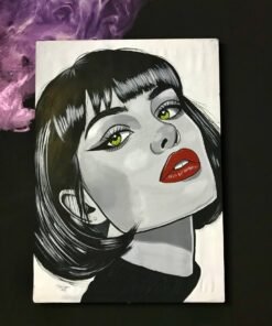 رسم هاند ميد علي قماش مقاس 50*70