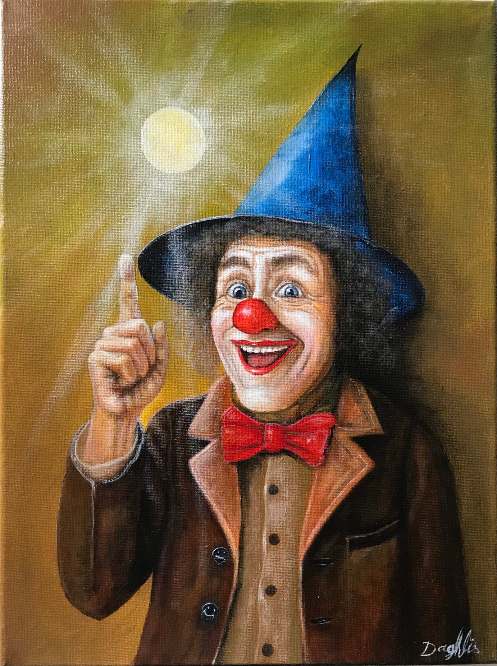 سلسله المهرج ٦ لوحات The Clown Series 6 Paintings - الصورة 2