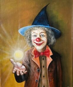 سلسله المهرج ٦ لوحات The Clown Series 6 Paintings - الصورة 3
