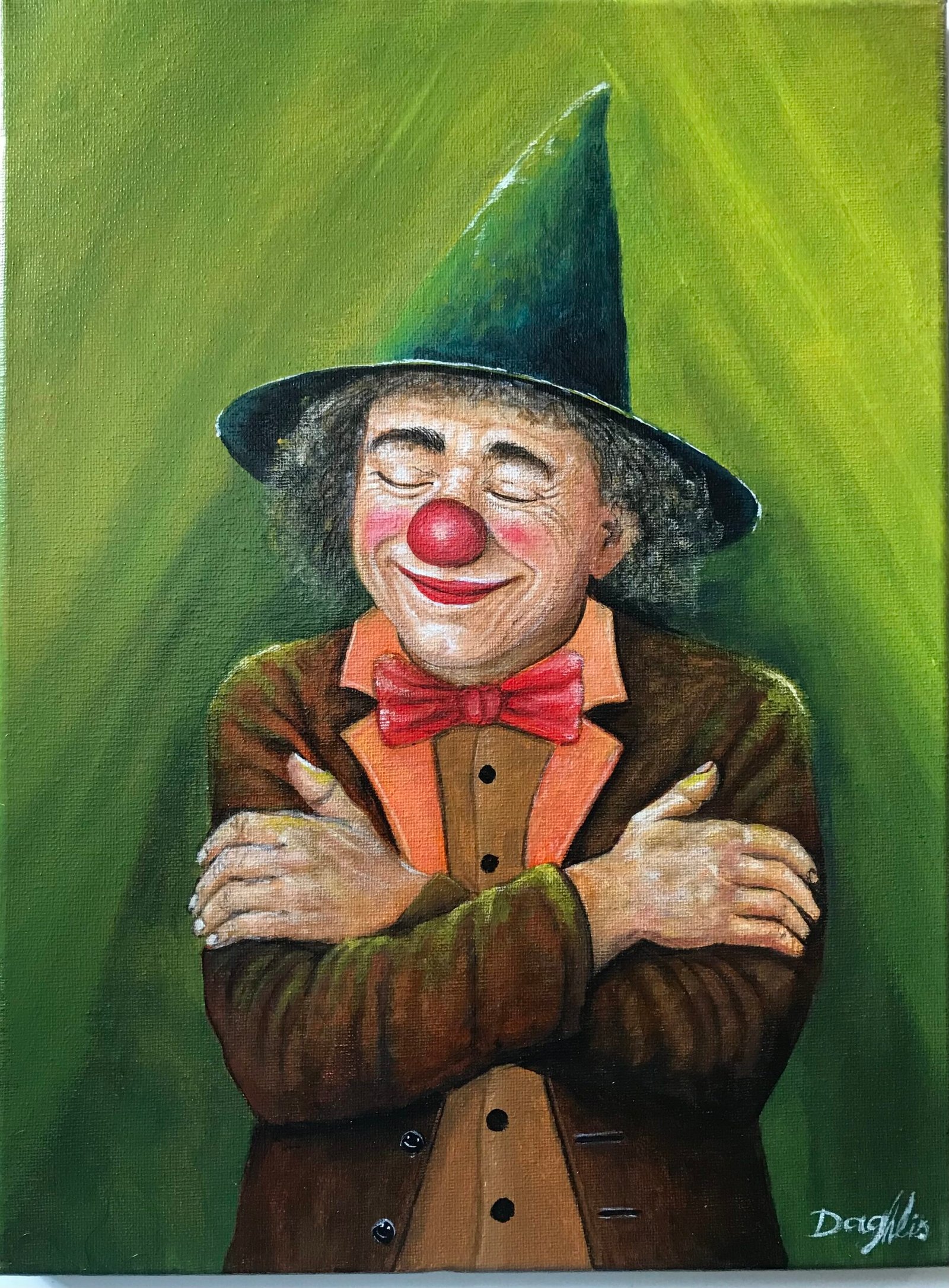 سلسله المهرج ٦ لوحات The Clown Series 6 Paintings - الصورة 4