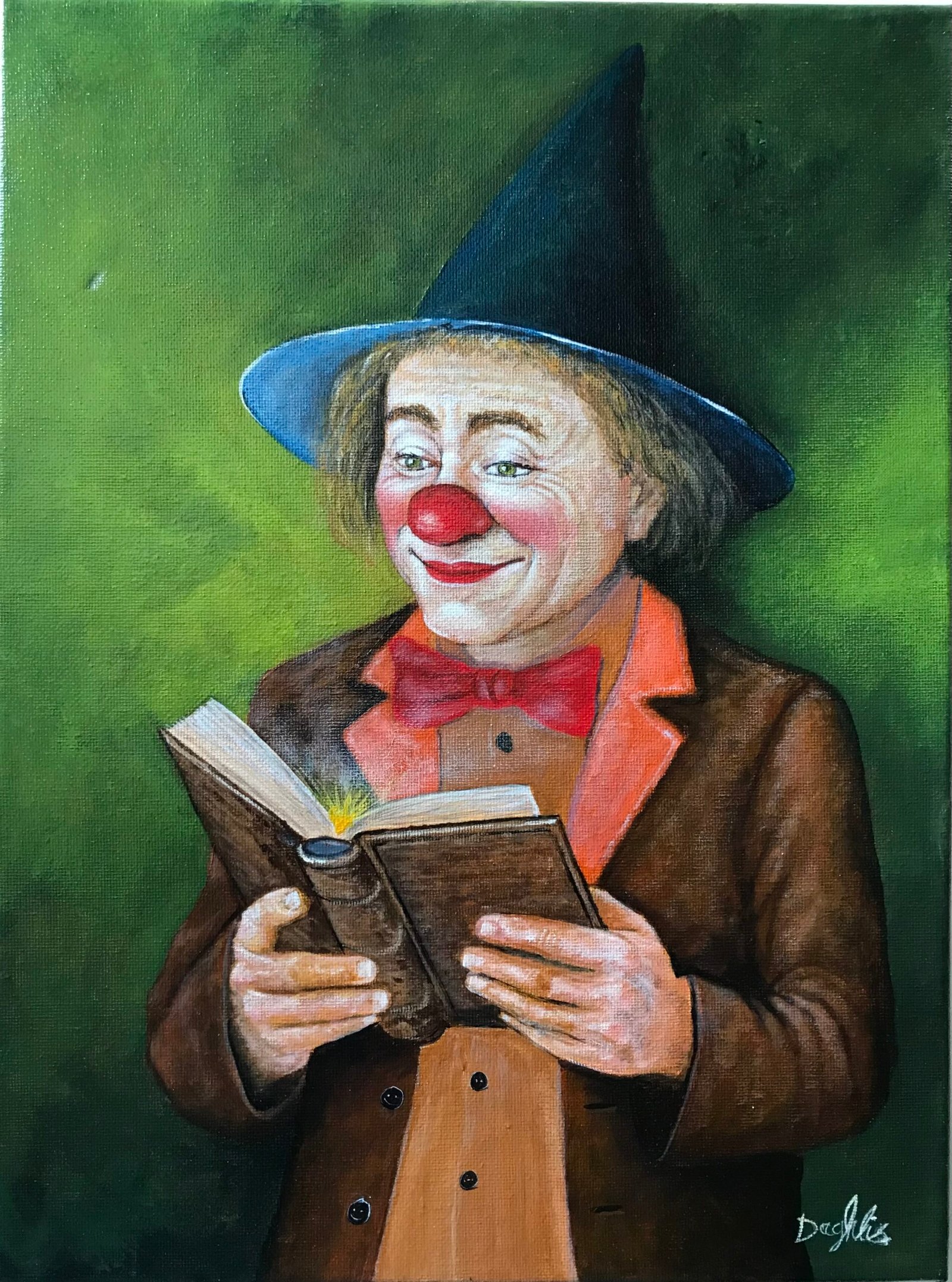 سلسله المهرج ٦ لوحات The Clown Series 6 Paintings - الصورة 5