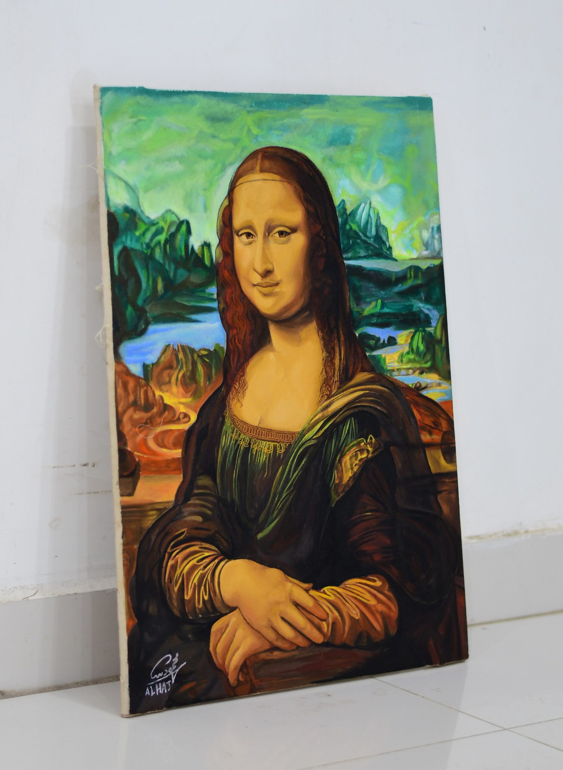 لوحة (الموناليزا اليمنية) Yemeni Mona Lisa - الصورة 2